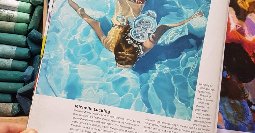Artist illustrator magazine feature michelle lucking feat