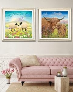 Lucy pittaway artwork on wall