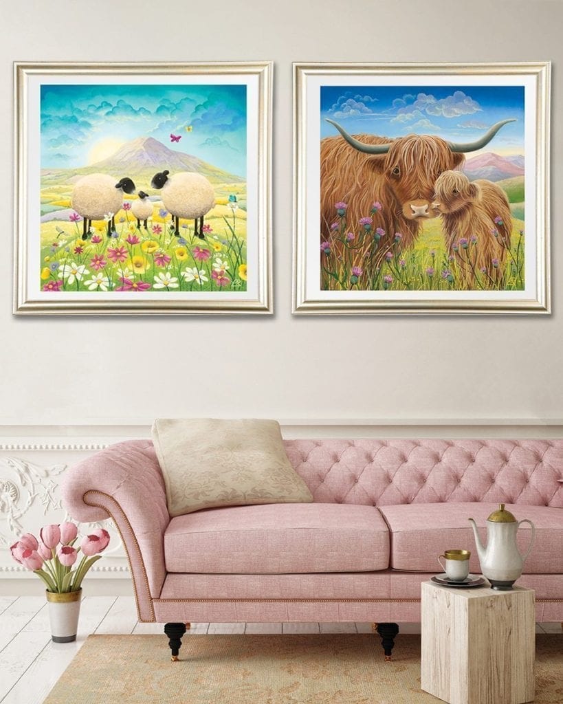 Lucy pittaway artwork on wall