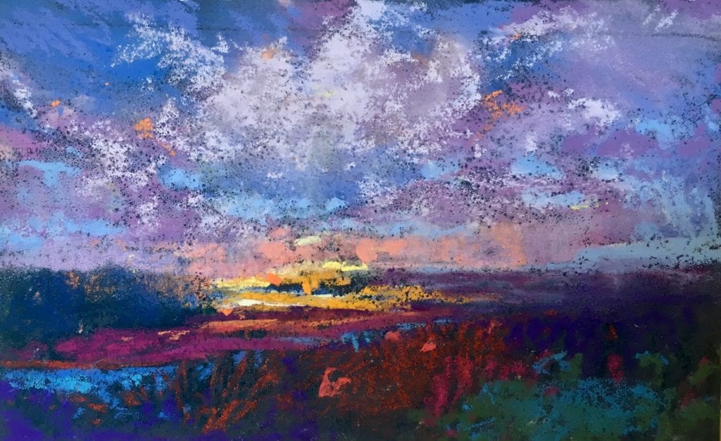 Daily Painting by RS Weinblatt 1 Tägliche Malerei von RS Weinblatt 1