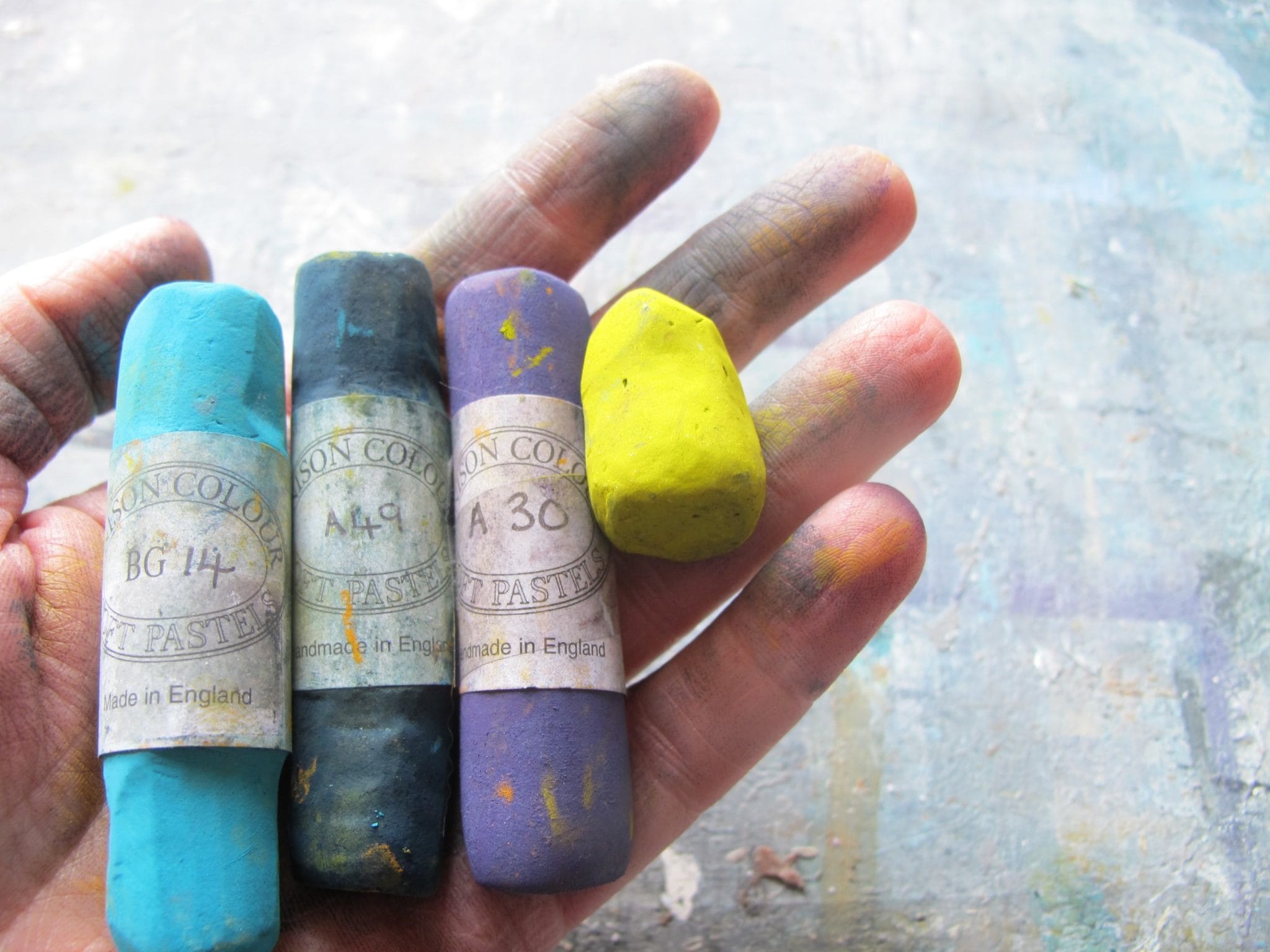 Wet Pastels - Not Dry! by Libby Scott - Unison Colour Soft Pastels