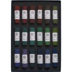 Open box of Dark 1-18 Soft Pastel Set.