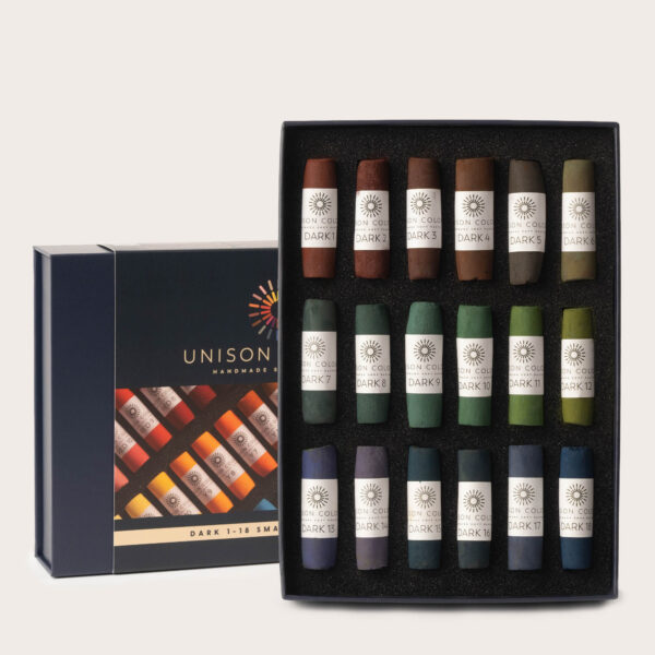 Dark 1 18 small stick soft pastel set 1