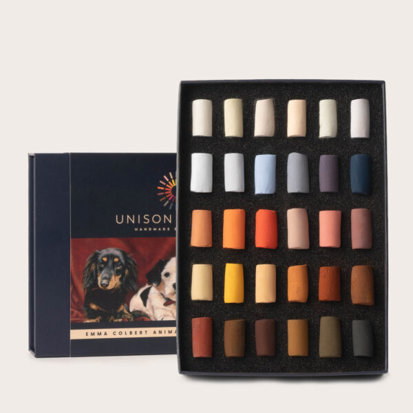 Emma colbert animal 30 half stick soft pastel set 1