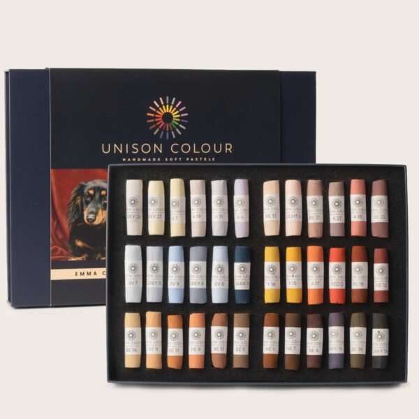 Emma colbert animal 36 small stick soft pastel set 1