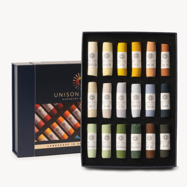 Landscape 18 small stick soft pastel set 1