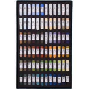 Open box of Landscape 72 Soft Pastel Set.