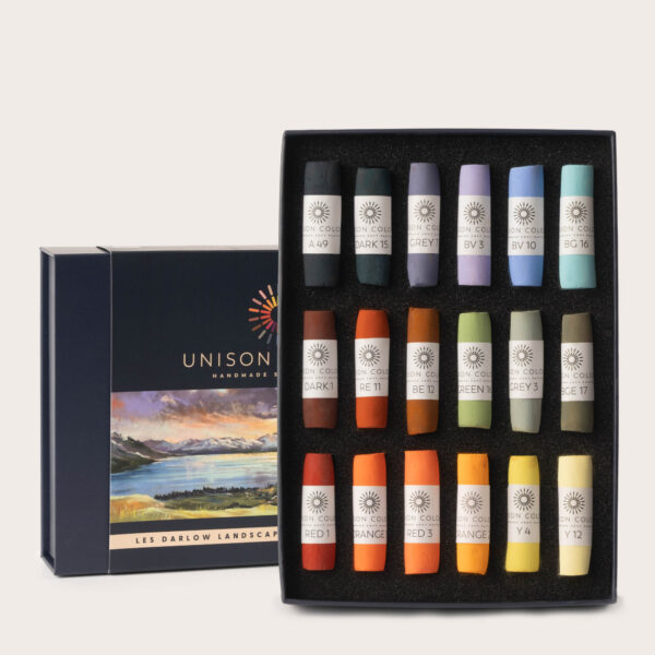 Les darlow landscape 18 small stick soft pastel set 1