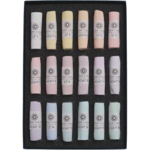 Open box of Light 1-18 Soft Pastel Set.
