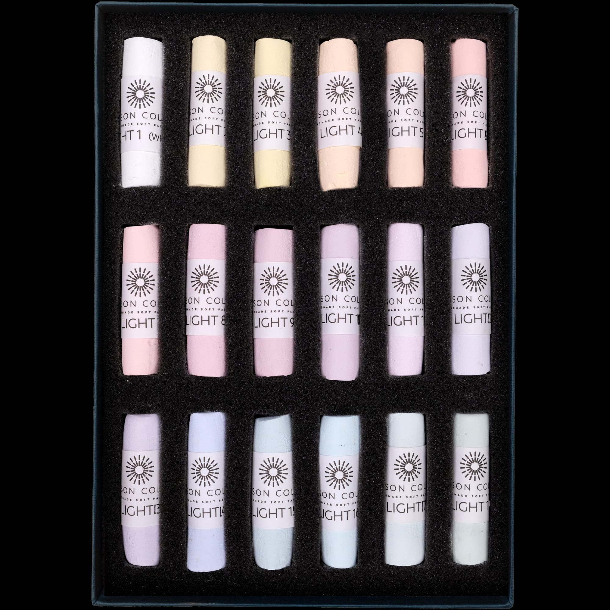 Unison Pastels Colour Chart