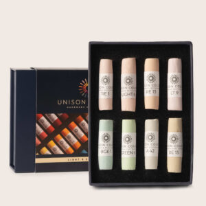 Light 8 small stick soft pastel set 1