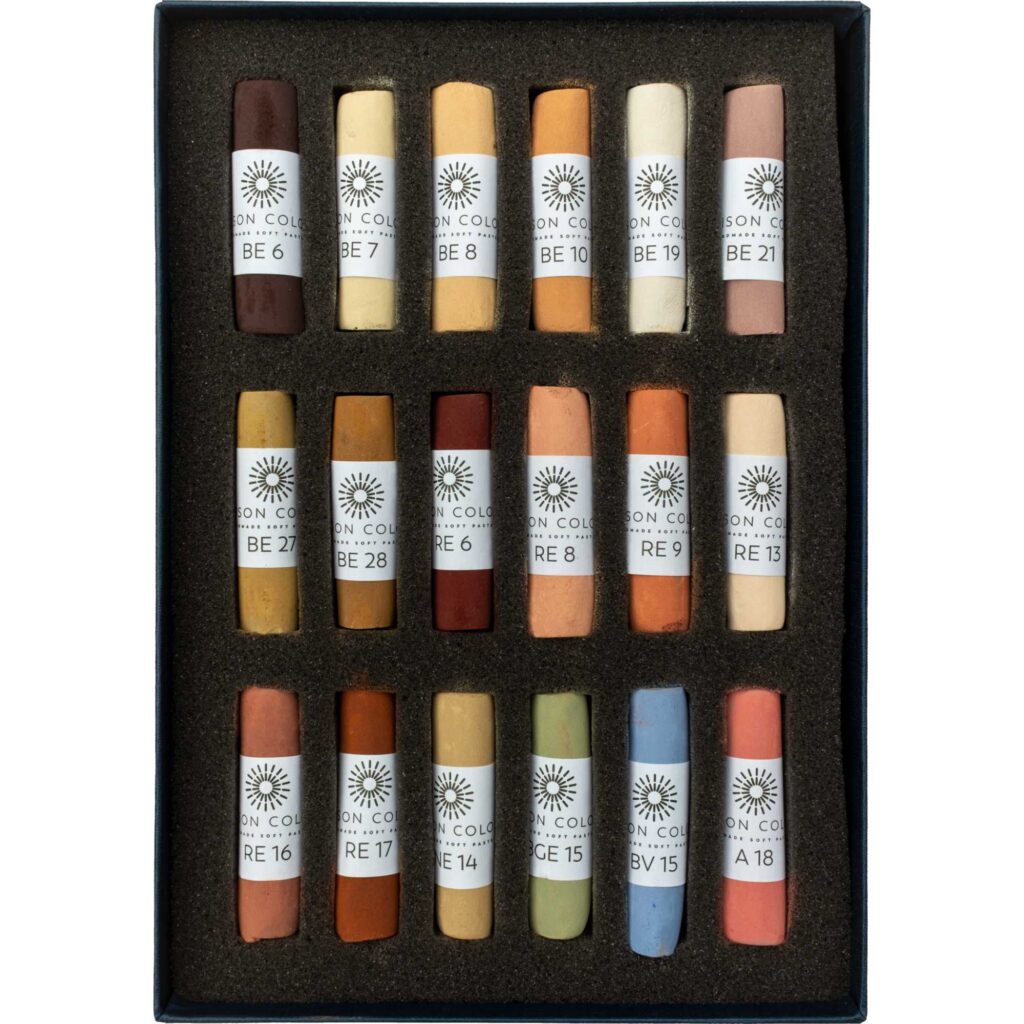 Open box of Lisa Ober Portrait 18 Set.