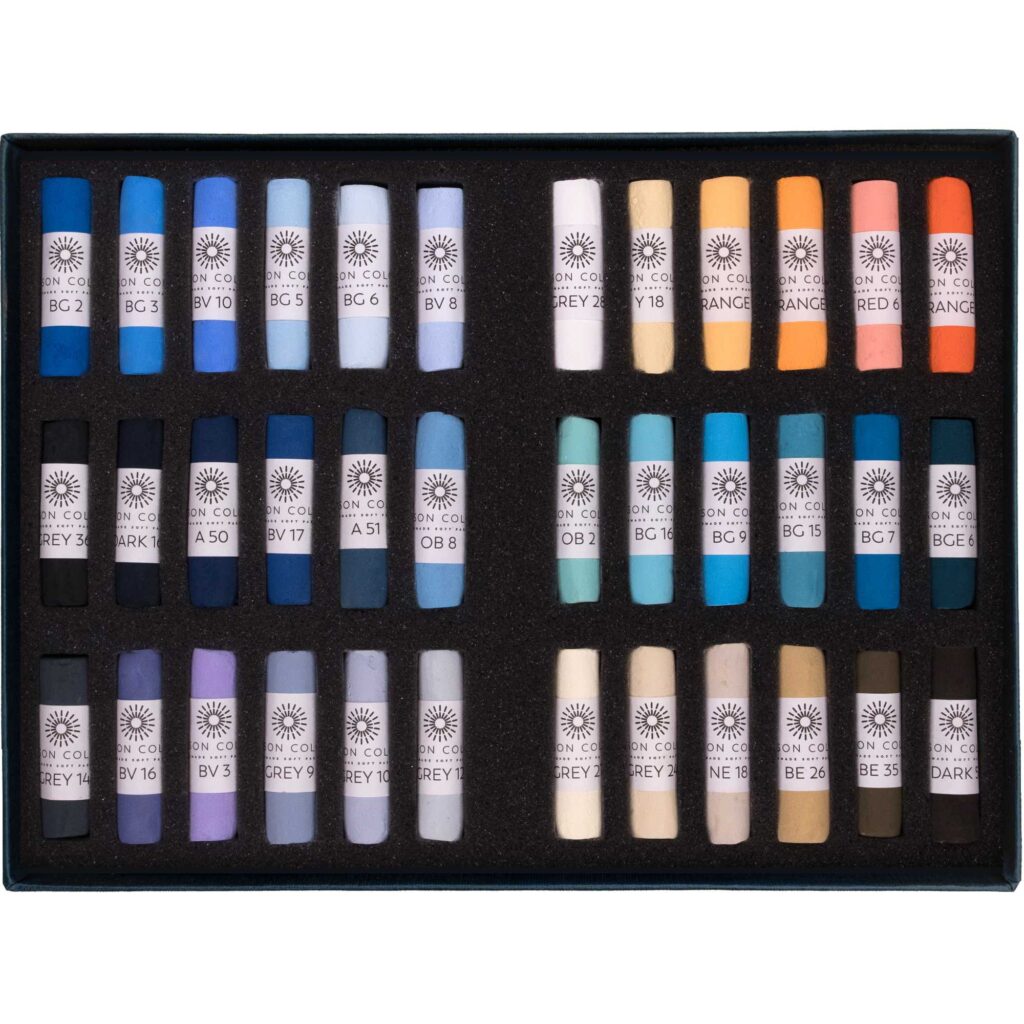 An open box of Michelle Lucking Beach 36 Set