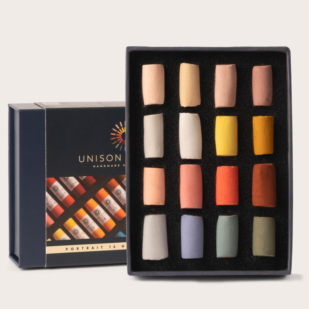 Portrait 16 half stick soft pastel set 1