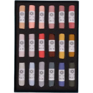 Open box of Portrait 18 Soft Pastel Set.