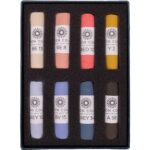 Open box of Portrait 8 Soft Pastel Set.