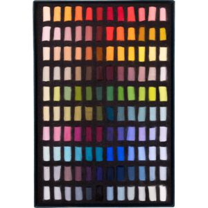 Open box of Starter 120 Half Stick Soft Pastel Set.