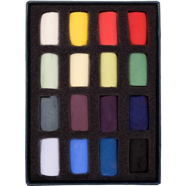 Open box of Starter 16 Half Stick Soft Pastel Set.