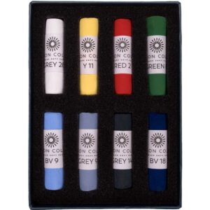 Open box of Starter 8 Soft Pastel Set.