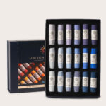 Blue violet 1 18 small stick soft pastel set 1