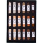 Open box of Brown Earth 1-18 Soft Pastel Set.