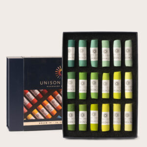 Green 19 36 small stick soft pastel set 1