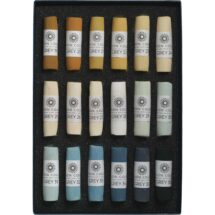 Open box of Grey 19-36 Soft Pastel Set.