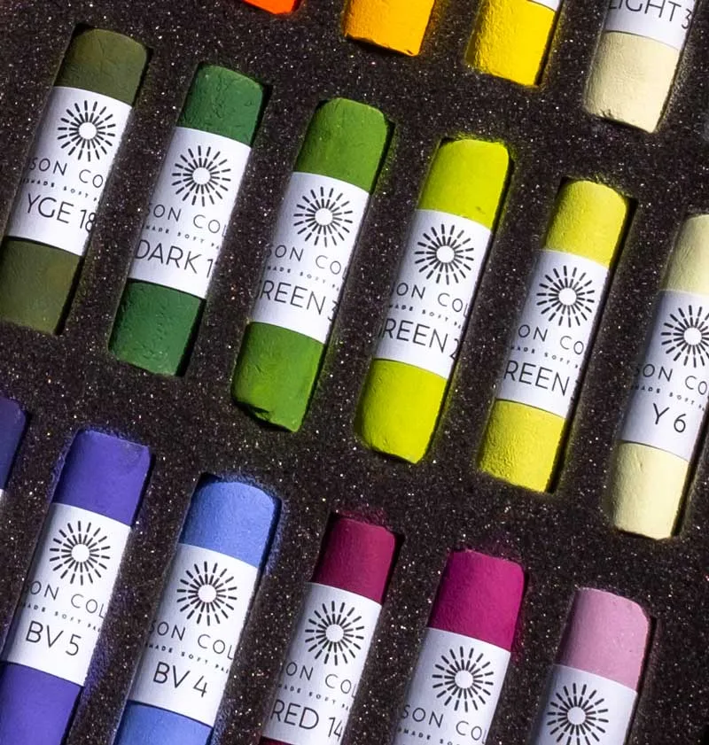 Botanical 18 Small Stick Soft Pastel Set - Image 2