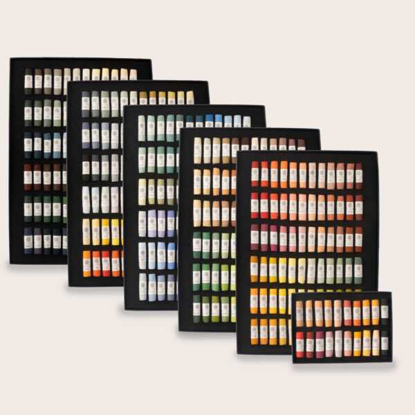 Complete small stick soft pastel set 1