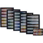 Open boxes of Full Range Soft Pastel Set.