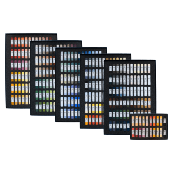 The full range of Unison Colour Soft Pastels.