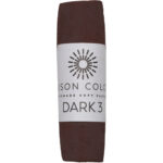 Dark 3 single soft pastel stick.