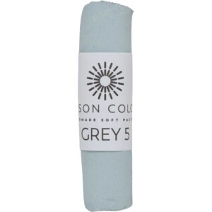 Grey 5 single soft pastel stick.
