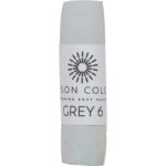 Grey 6 single soft pastel stick.