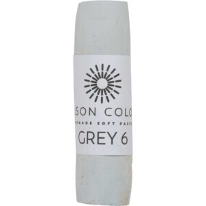 Grey 6 single soft pastel stick.
