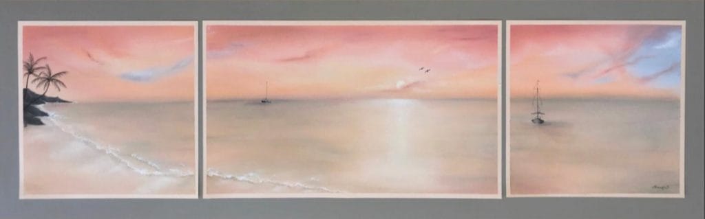 Pastel painting by Lucy Brangwin