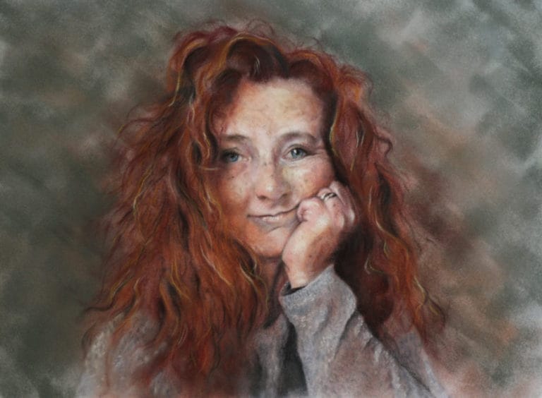 Self Portrait, by Estelle Robinson.