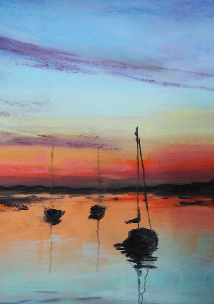 Sundown in Leigh-on-Sea, by Julie Swan.