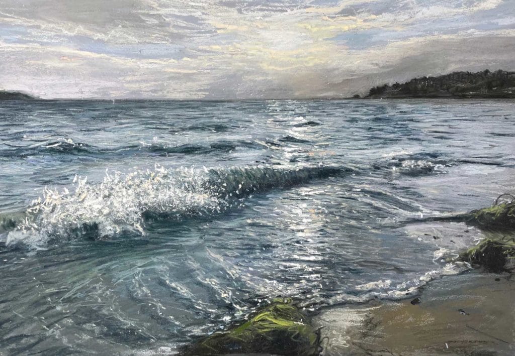 Sandbanks at golden hour by nina squire