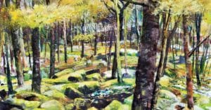 Landscape expression with unison colour pastels by robert dutton feat