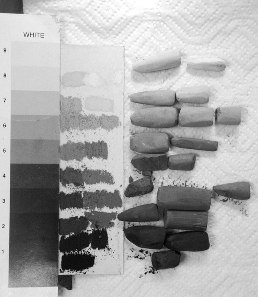 A photo of the previous image, in black and white.