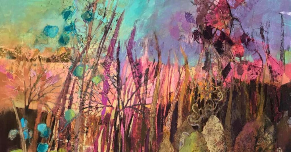 Entering the annual uk pastel society exhibition by judy tate feat