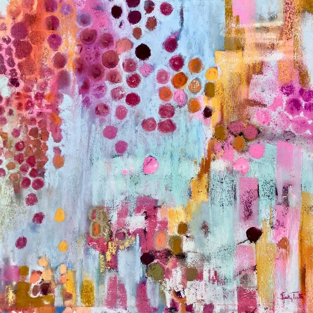 Soltaire, pastel painting by Judy Tate