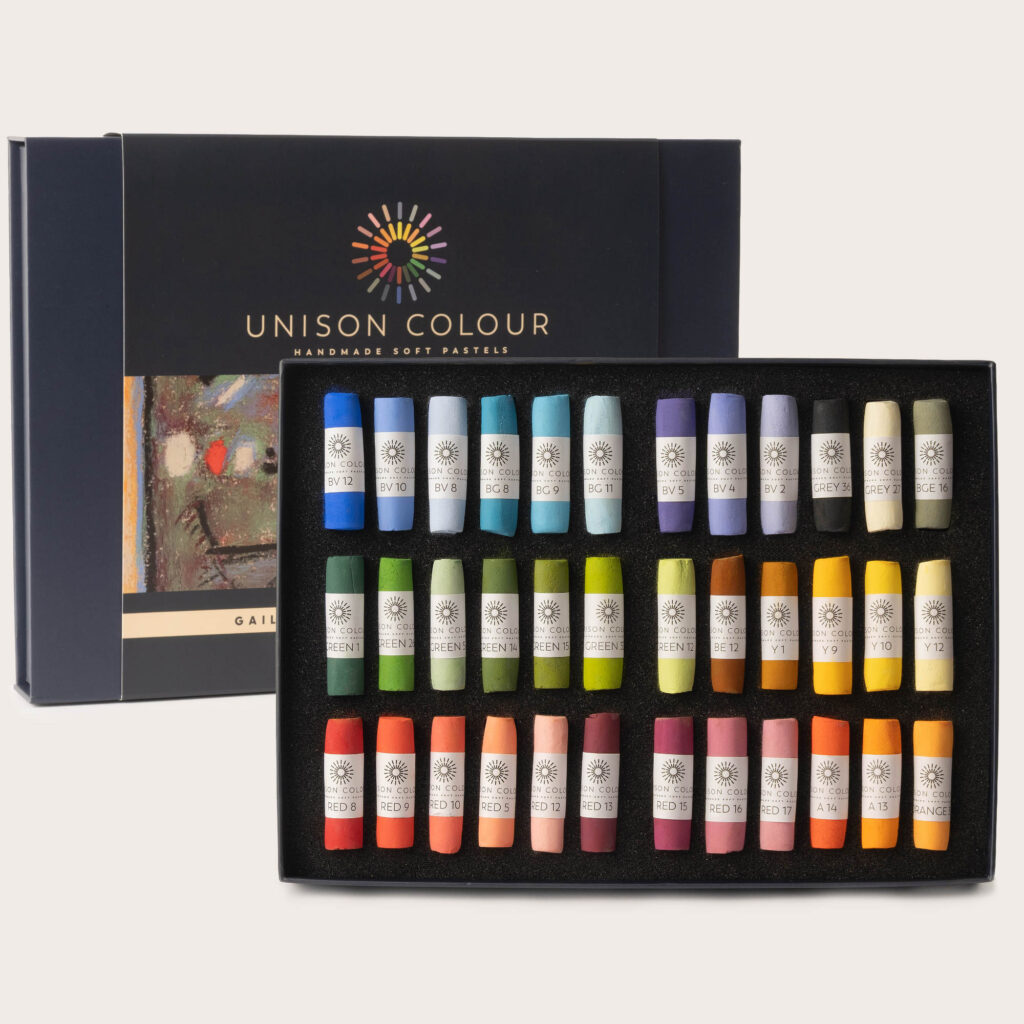 Gail sibley 36 small stick soft pastel set 1