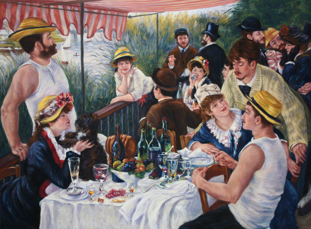 Renoir Boating Scene, by Cath Inglis