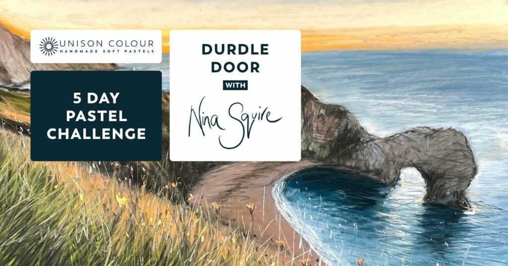 5 Day Pastel Challenge: Durdle Door with Nina Squire 2 5 Day Pastel Challenge: Durdle Door with Nina Squire 2
