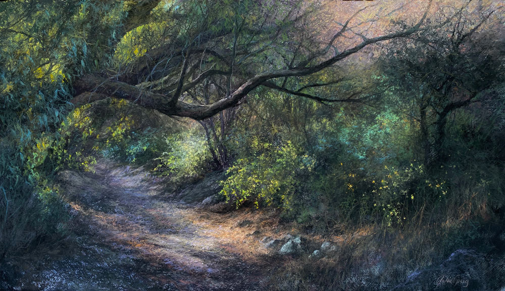 ‘The Sowburn Walkway’ by Julie Greig.