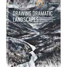 The front cover of 'Drawing Dramatic Landscapes' book by Robert Dutton.