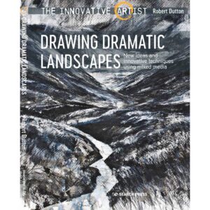 The front cover of 'Drawing Dramatic Landscapes' book by Robert Dutton.