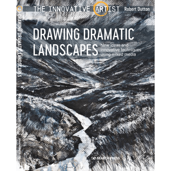 La couverture avant de Drawing Dramatic Landscapes par Robert Dutton.